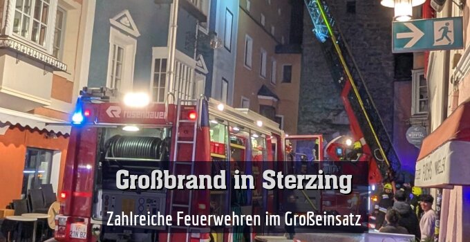 Zahlreiche Feuerwehren im Großeinsatz