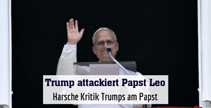 Harsche Kritik Trumps am Papst