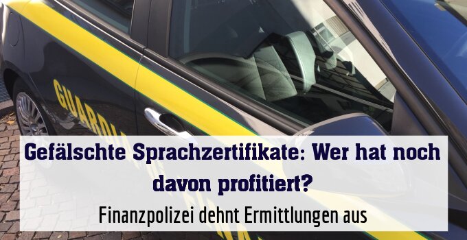 Finanzpolizei dehnt Ermittlungen aus