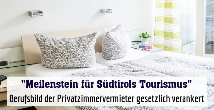 Berufsbild der Privatzimmervermieter gesetzlich verankert