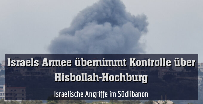 Israelische Angriffe im Südlibanon