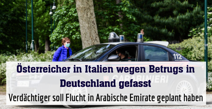 Verdächtiger soll Flucht in Arabische Emirate geplant haben