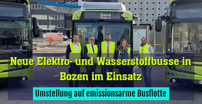 Umstellung auf emissionsarme Busflotte