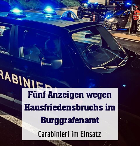 Carabinieri im Einsatz
