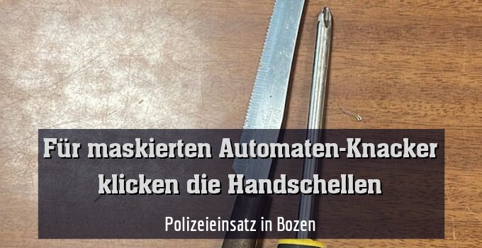 Polizeieinsatz in Bozen
