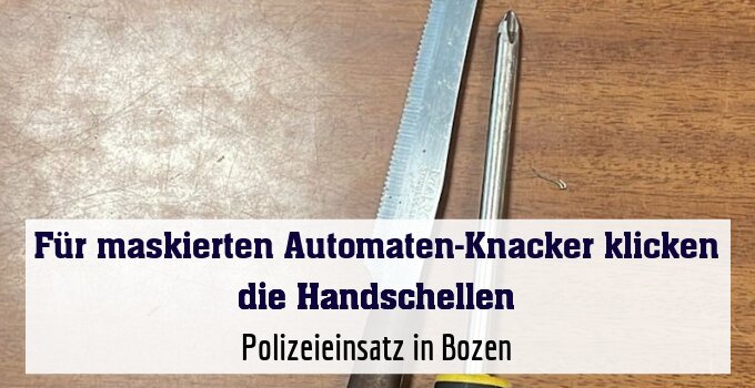 Polizeieinsatz in Bozen