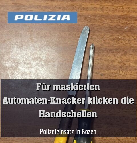 Polizeieinsatz in Bozen