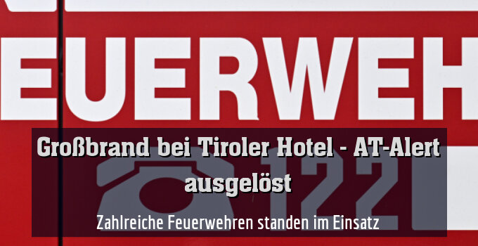 Zahlreiche Feuerwehren standen im Einsatz