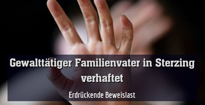 Erdrückende Beweislast