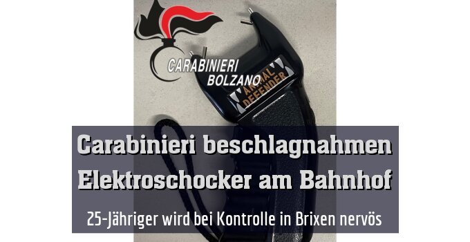 25-Jähriger wird bei Kontrolle in Brixen nervös