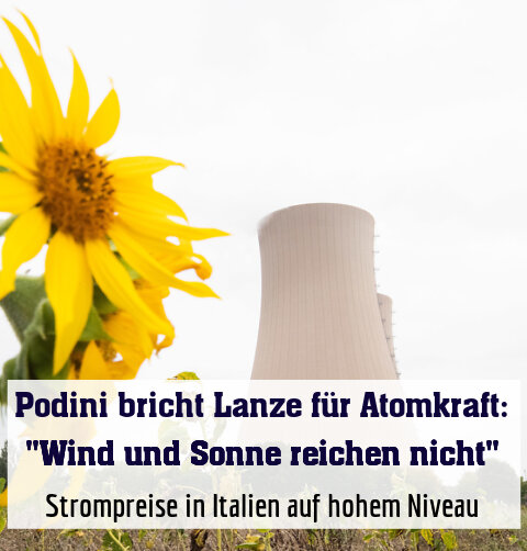 Strompreise in Italien auf hohem Niveau