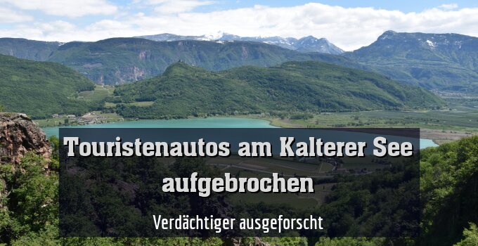 Verdächtiger ausgeforscht