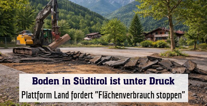 Plattform Land fordert "Flächenverbrauch stoppen"