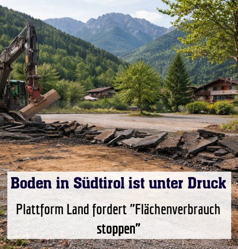 Plattform Land fordert "Flächenverbrauch stoppen"
