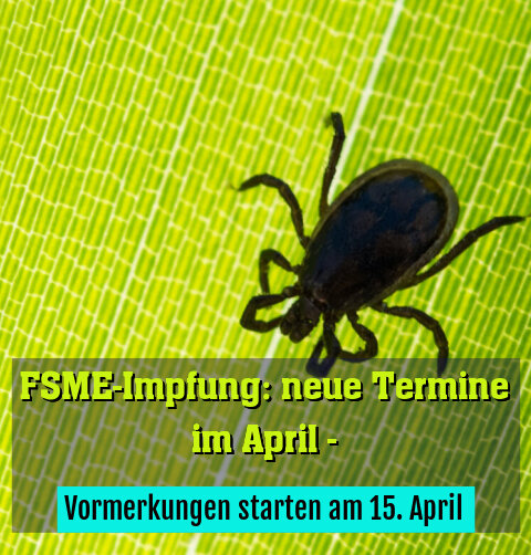 Vormerkungen starten am 15. April
