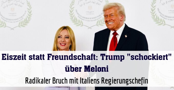 Radikaler Bruch mit Italiens Regierungschefin