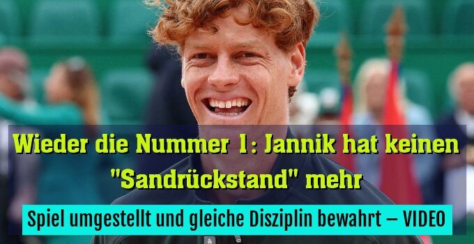 Spiel umgestellt und gleiche Disziplin bewahrt – VIDEO