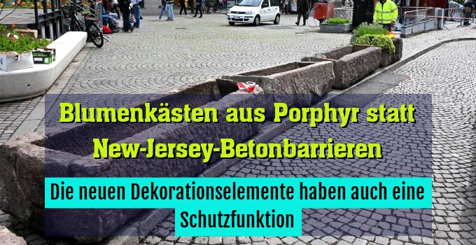 Die neuen Dekorationselemente haben auch eine Schutzfunktion