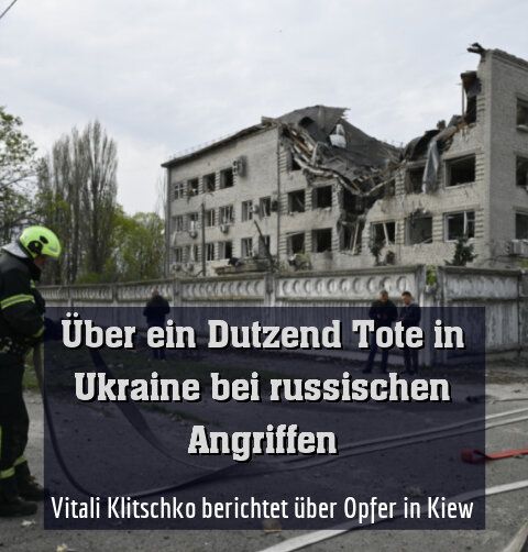 Rettungs- und Aufräumarbeiten in Kiew