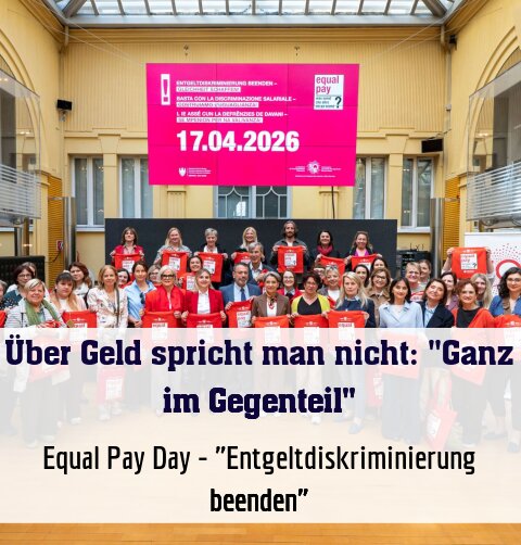 Equal Pay Day - "Entgeltdiskriminierung beenden"