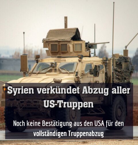 Noch keine Bestätigung aus den USA für den vollständigen Truppenabzug