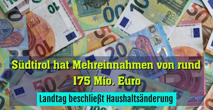 Landtag beschließt Haushaltsänderung