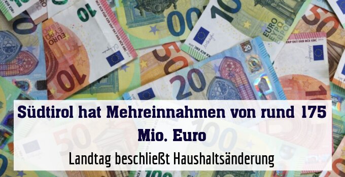 Landtag beschließt Haushaltsänderung