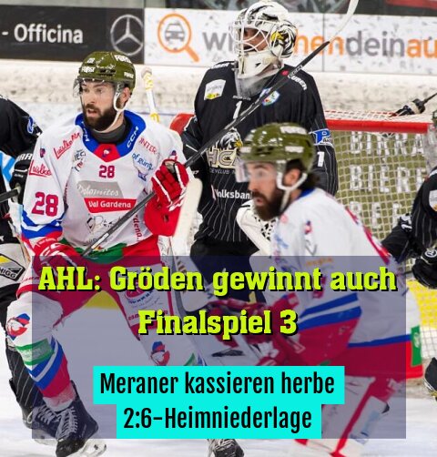 Meraner kassieren herbe 2:6-Heimniederlage