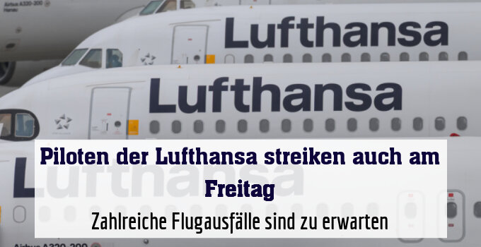 Zahlreiche Flugausfälle sind zu erwarten