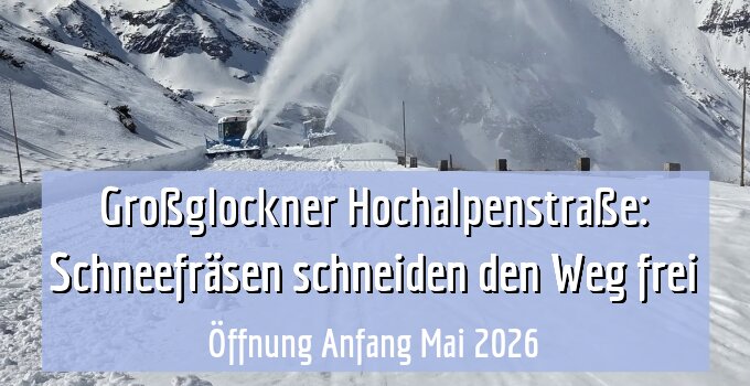 Öffnung Anfang Mai 2026