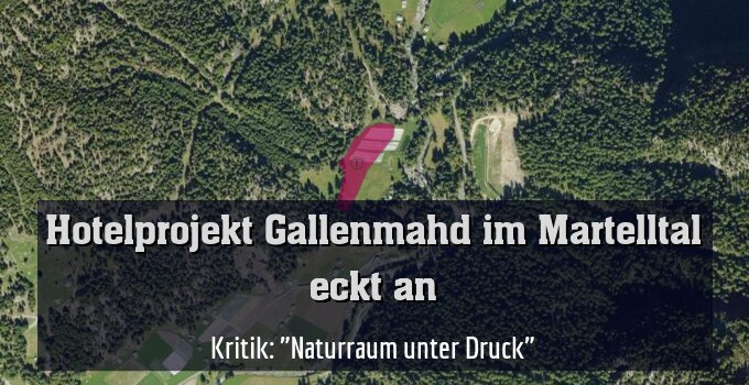 Kritik: "Naturraum unter Druck"