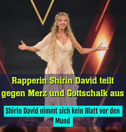 Shirin David nimmt sich kein Blatt vor den Mund