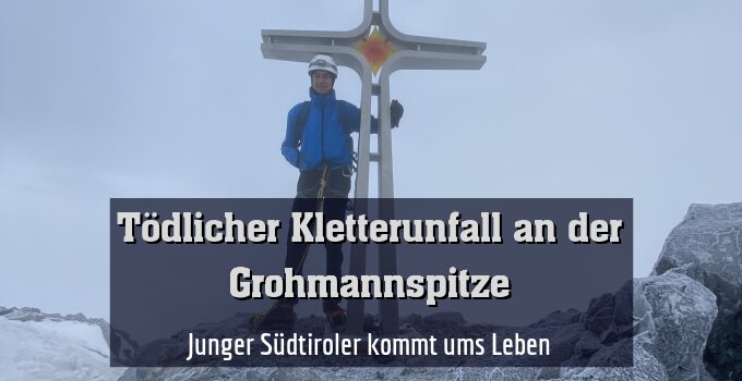 Junger Südtiroler kommt ums Leben