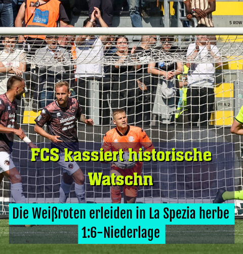 Die Weißroten erleiden in La Spezia herbe 1:6-Niederlage