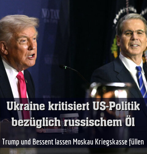 Trump und Bessent lassen Moskau Kriegskasse füllen
