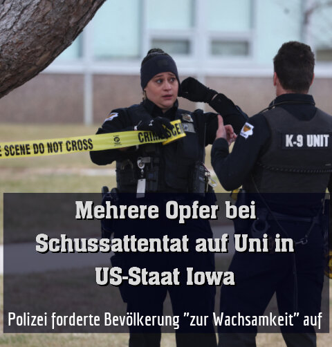 Polizei forderte Bevölkerung "zur Wachsamkeit" auf