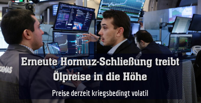 Preise derzeit kriegsbedingt volatil
