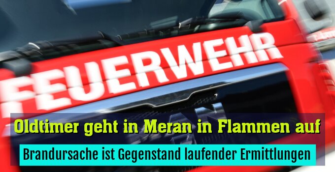 Brandursache ist Gegenstand laufender Ermittlungen