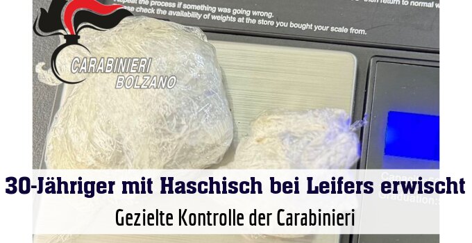 Gezielte Kontrolle der Carabinieri