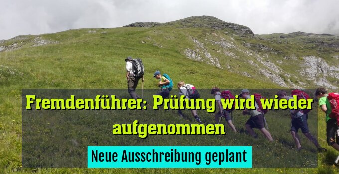 Neue Ausschreibung geplant