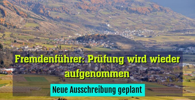 Neue Ausschreibung geplant
