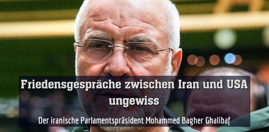 Der iranische Parlamentspräsident Mohammed Bagher Ghalibaf
