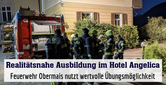 Feuerwehr Obermais nutzt wertvolle Übungsmöglichkeit