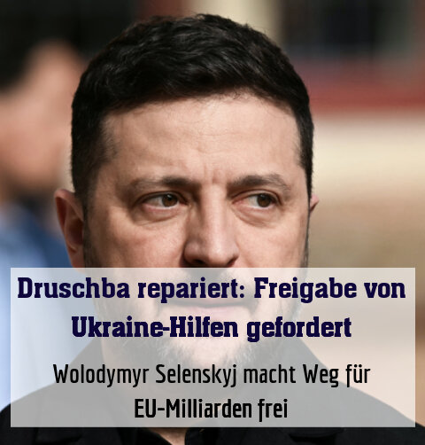 Wolodymyr Selenskyj macht Weg für EU-Milliarden frei