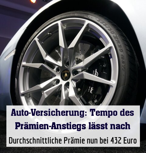 Durchschnittliche Prämie nun bei 432 Euro