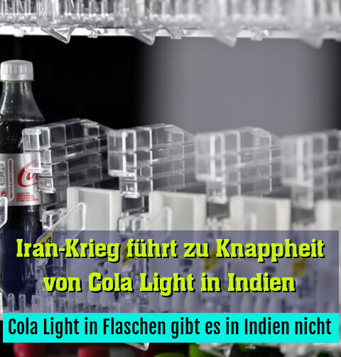 Cola Light in Flaschen gibt es in Indien nicht