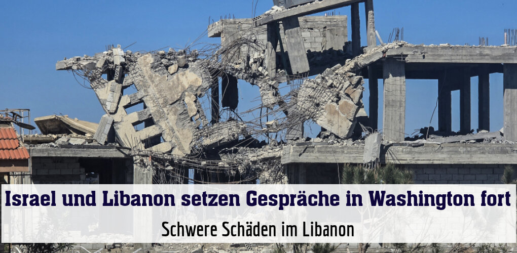 Schwere Schäden im Libanon
