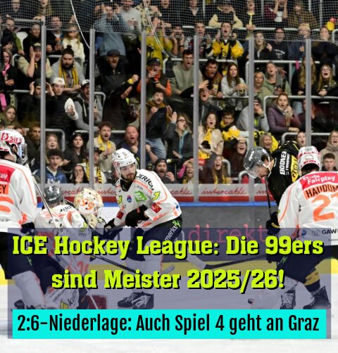 2:6-Niederlage: Auch Spiel 4 geht an Graz