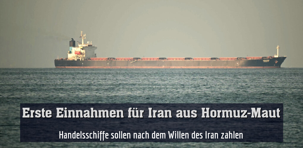 Handelsschiffe sollen nach dem Willen des Iran zahlen