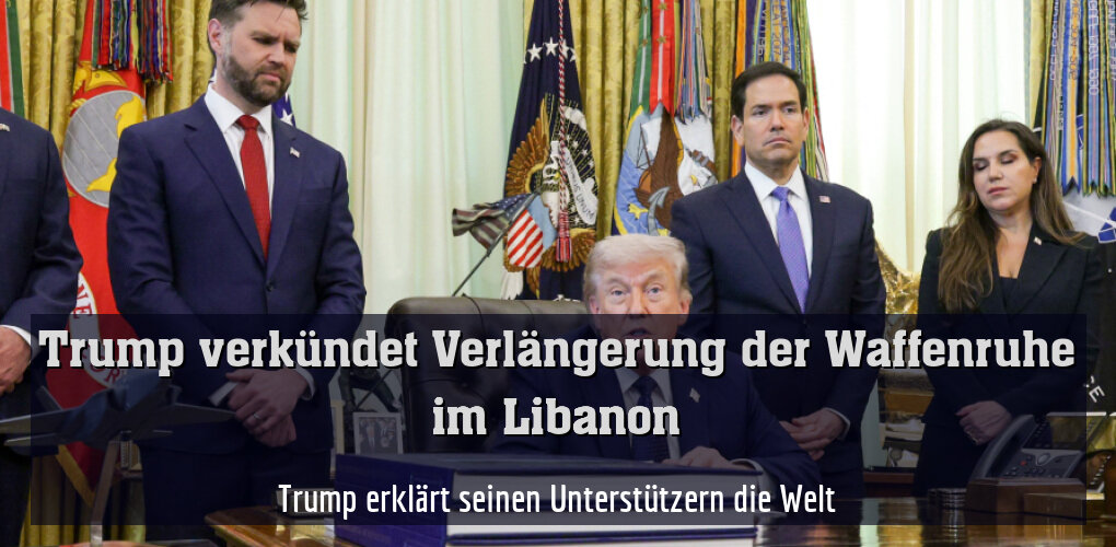 Trump erklärt seinen Unterstützern die Welt